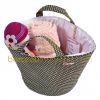 Panier de rangement Scrapbook rose