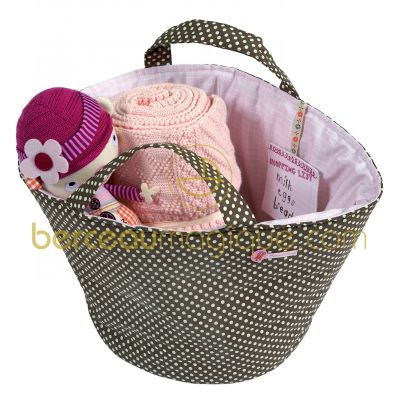 Panier de rangement Scrapbook rose par Mamas and Papas