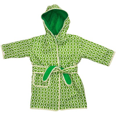 Peignoir geo green (2-3 ans)