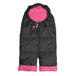 Combizip noir et framboise (taille 2) - Red Castle