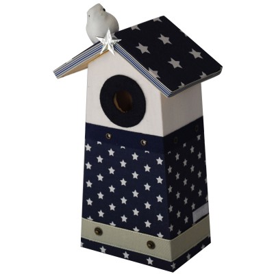 Cabane à oiseaux silver star (12,5 x 9 x 26 cm)