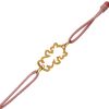Bracelet cordon petite fille ajour�e (or jaune)