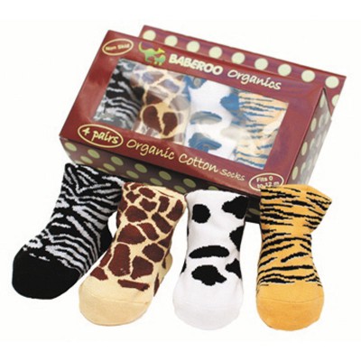 Bo�te 4 paires de chaussettes Safari (0-12 mois) par BB & Co