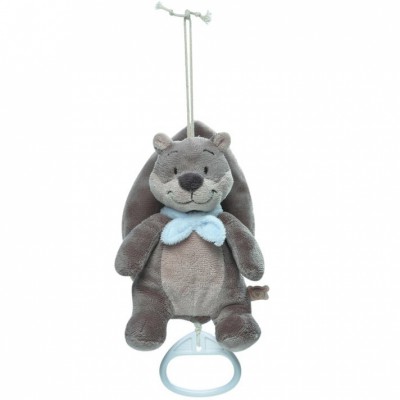 Mini doudou musical L�on (15 cm) par Noukie's