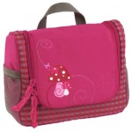 Trousse de toilette Champignons magenta par L�ssig 