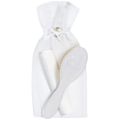Brosse et peigne ray� Pluie d'�toile par Tartine et Chocolat