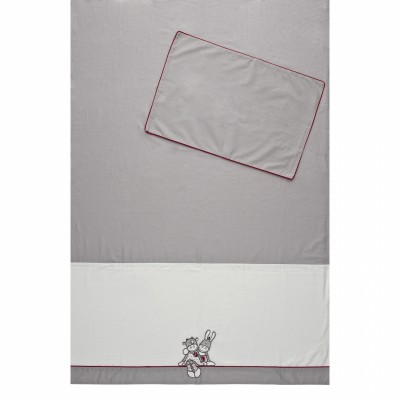 Drap de lit Paquito et Lolita (120 x 180 cm) par Noukie's