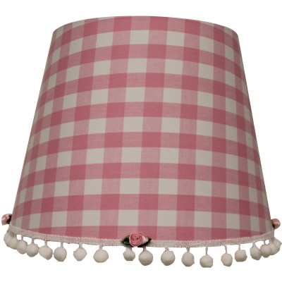 Abat-jour english rose carreaux pour lampe (35 x 28 cm)