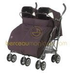 Tablier double pour poussette canne double Twixx p�pin  - Red Castle