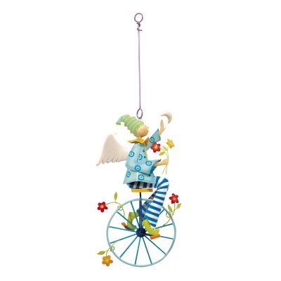 Mobile Tripl� bleu par L'oiseau bateau