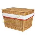 Coffre � jouets en osier Bellino rouge - Trixie