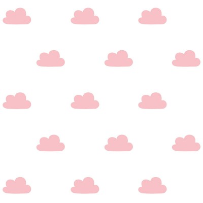 Papier peint nuages roses by aless baylis (2,5 m)