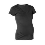 Tee-shirt grossesse manches courtes noir Amsterdam par Noppies