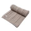 Couverture en coton tricot� unie Millie & Boris (100  x 70 cm)