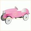 Voiture en m�tal � p�dales Le Mans rose