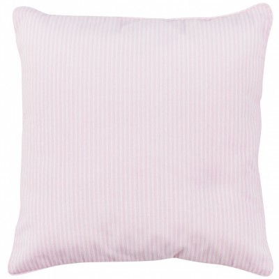 Coussin carré décoratif pink stripe (26 x 26 cm)