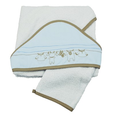 Cape de bain ciel Trousseau   par  Tartine et Chocolat