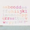 Sticker Alphabet fille