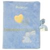 Prot�ge carnet de sant� bleu Plume d'ange