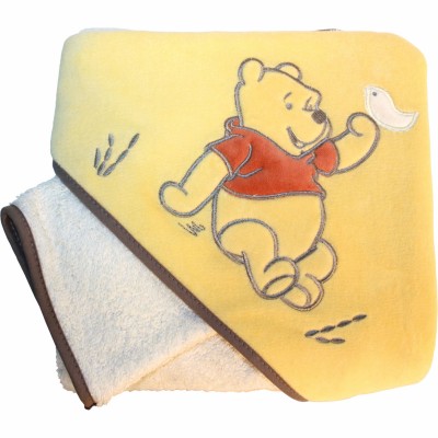 Parure de bain avec gant Winnie et ses amis par Babycalin