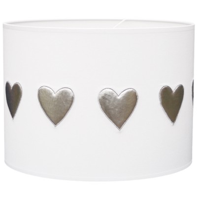 Suspension coeurs blanc (35 cm de diamètre)