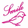 Mini sticker fluo Smile (10 x 10 cm)
