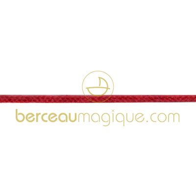 Cordon suppl�mentaire cerise pour bracelet par Mikado
