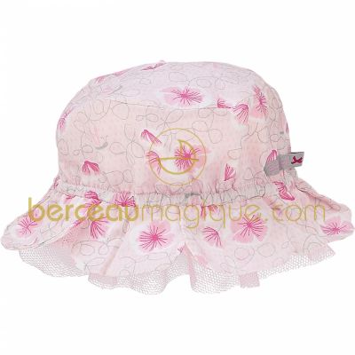 Chapeau imprim� Aquarelle rose (3 tailles) par Sucre d'orge