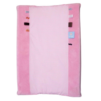 Housse de matelas � langer Happy Dressing Elephant Pink (45 x 70 cm) par Snoozebaby