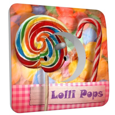 Prise decorée lolli pops