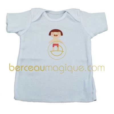 T-shirt blanc ninon par Trousselier
