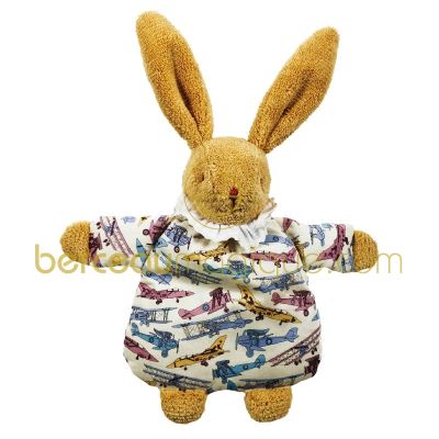 Lapin hochet nid d'ange Avions (19 cm) par Trousselier