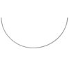 Cha�ne maille om�ga diamant�e (or blanc 750�)