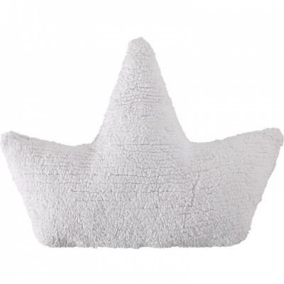 Coussin enfant bateau blanc (45 cm)