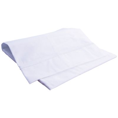 Drap plat blanc doux nid (120 x 180 cm)