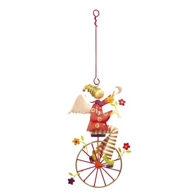 Mobile Tripl� rouge par L'oiseau bateau