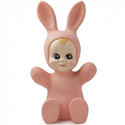 Lampe veilleuse lapin bunny baby rose