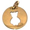 Pendentif ajour� nounours (or jaune)