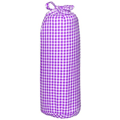 Drap housse vichy violet (60 x 120 cm)