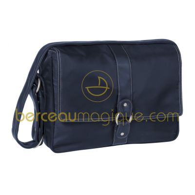 Sac � langer city mallette satin� marine par L�ssig