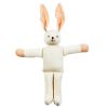 Lapin hochet bio blanc (20 cm)