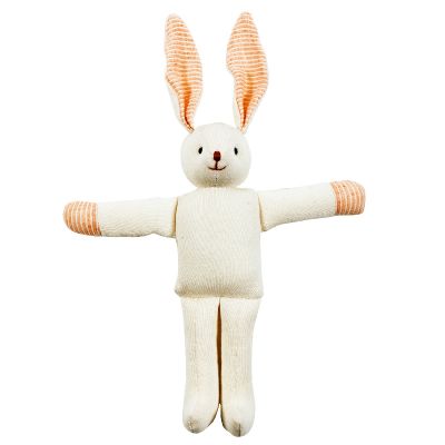 Lapin hochet bio blanc (20 cm) par Trousselier