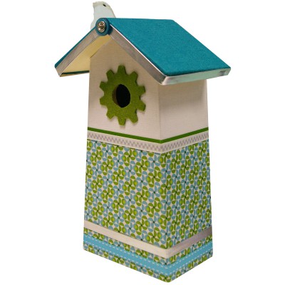Cabane à oiseaux robotic longue (12,5 x 9 x 26 cm)