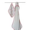Set de bain Poisson rose