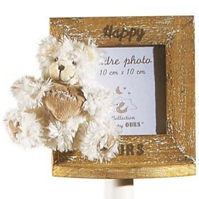 Cadre photo happy ours (15 x 16 cm)