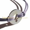 Bracelet Disco fille (or blanc)