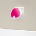 Petite veilleuse murale automatique rose - Pabobo