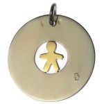 M�daille Bulle motif au choix (25mm) - Loupidou
