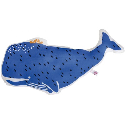 Coussin à formes olga la baleine (26 x 42 cm)