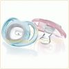 Lot de 2 sucettes soft Closer to Nature (3-6 mois) (rose)